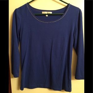 Ladies blue blouse